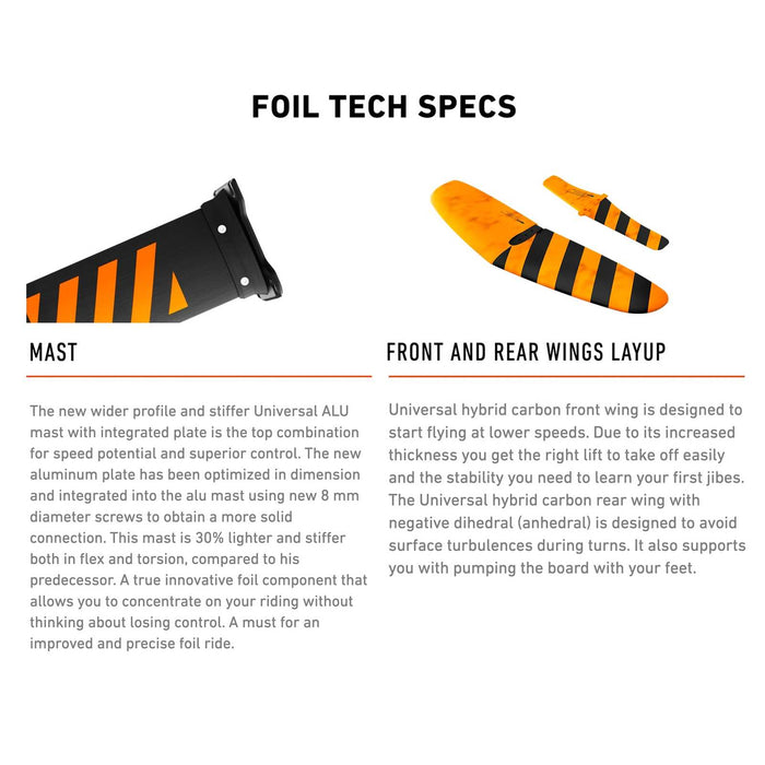 Hydrofoil Komplettset Universalmast Sw Y26 2400 RRD 26USWF2400S