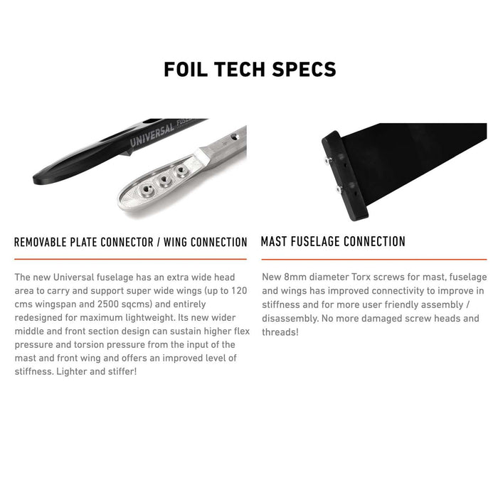 Hydrofoil Komplettset Universalmast Sw Y26 2400 RRD 26USWF2400S