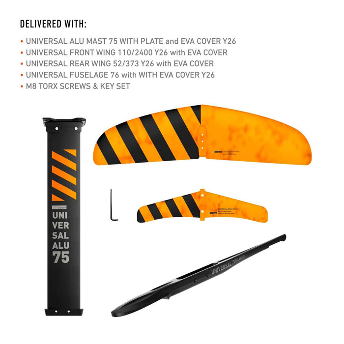 Hydrofoil Komplettset Universalmast Swk Y26 1600 RRD 26USWKF1600S