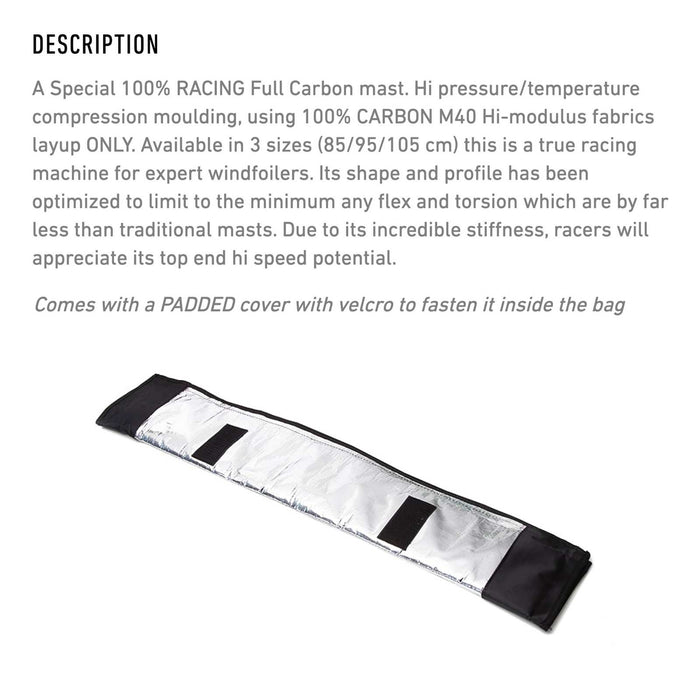 Hydrofoil Mast WS Pro Vollcarbon 85cm RRD 26WSPM85