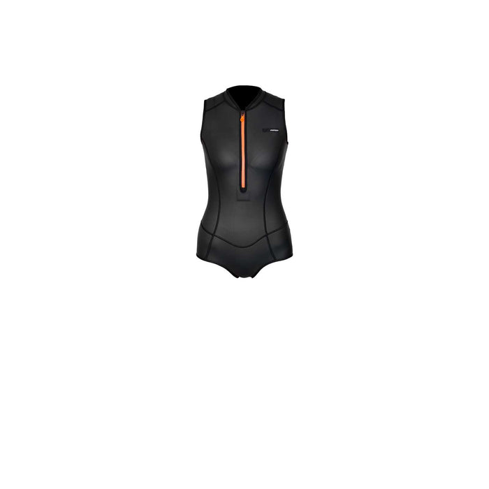 Kurze Neoprenanzug Seventysix Body Vest Damen Frontreißverschluss 2-1 Schwarz Größe 6-S RRD 2776BV21F_6