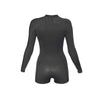 Kurze Neoprenanzug Seventysix Shortleg Damen Frontreißverschluss 2-2 Grau Größe 12-XL RRD 2776FZ22SF_12
