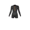 Kurze Neoprenanzug Seventysix Shortleg Damen Frontreißverschluss 2-2 Grau Größe 16-XXXL RRD 2776FZ22SF_16