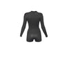 Kurze Neoprenanzug Seventysix Shortleg Damen Frontreißverschluss 2-2 Grau Größe 16-XXXL RRD 2776FZ22SF_16