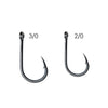 Assist Angel Haken 4908 Kohlenstoffstahl Schwarz-Nickel №2-0 5 Stück Expert Predator 27820