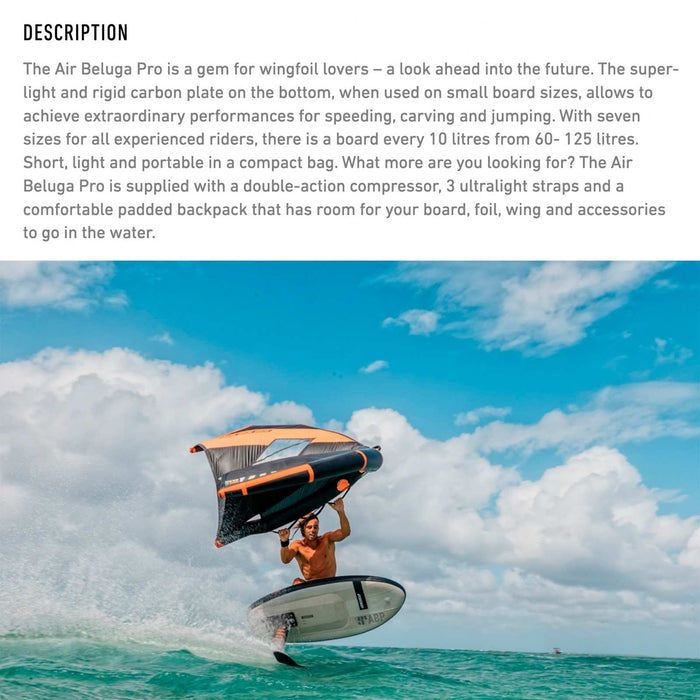 Wing Foil Board Air Beluga Pro 134x54x10,5cm 60l RRD 27ABLGP60