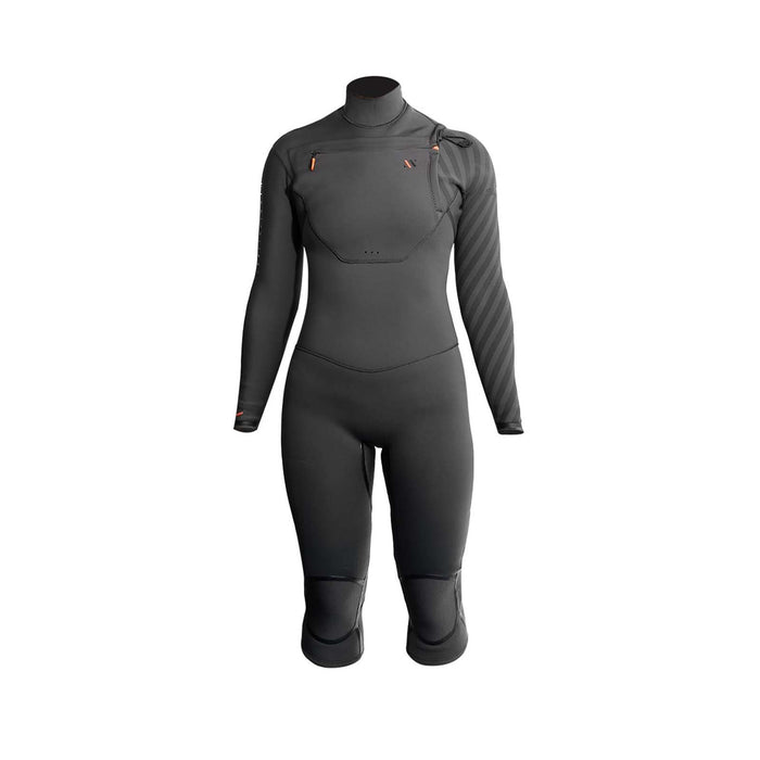Kurzen Neoprenanzug Amazone Overknee Frau Brust Zip 3-2 Grau Größe 10-L RRD 27AMCZ320_10