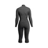 Kurzen Neoprenanzug Amazone Overknee Frau Brust Zip 3-2 Grau Größe 12-XL RRD 27AMCZ320_12