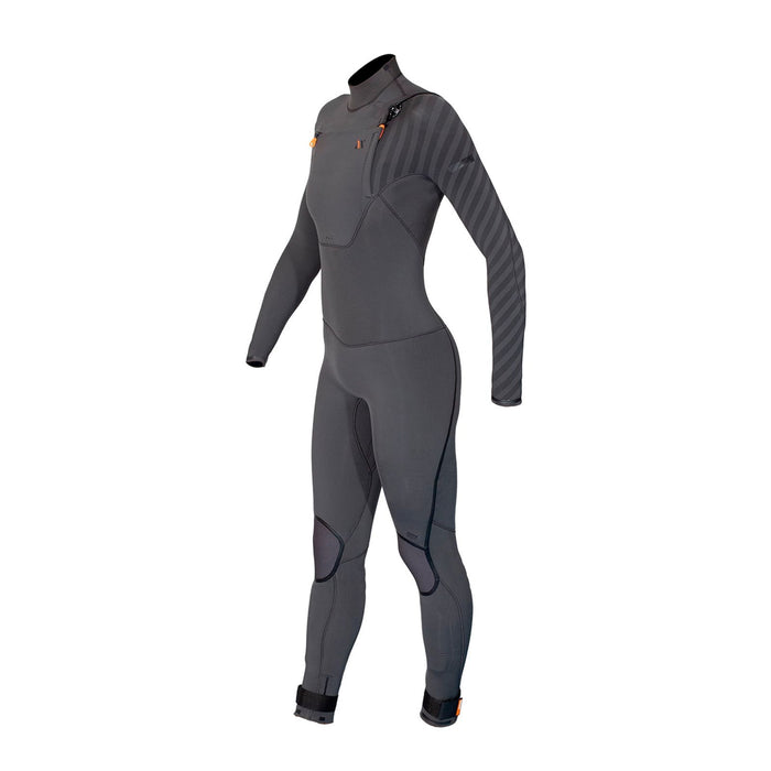 Vollanzug Amazone Frau Brust Zip 4-3 Grau Größe 6-S RRD 27AMCZ43_6