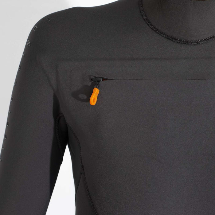 Vollanzug Amazone Frau Brust Zip 5-3 Grau Größe 10-L RRD 27AMCZ53_10