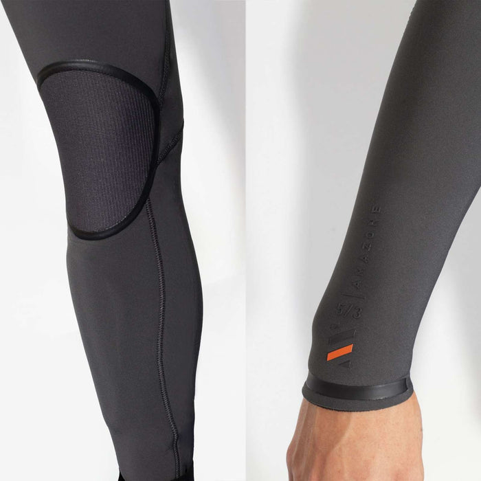 Vollanzug Amazone Frau Brust Zip 5-3 Grau Größe 12-XL RRD 27AMCZ53_12