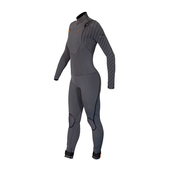 Vollanzug Amazone Frau Brust Zip 5-3 Grau Größe 14-XXL RRD 27AMCZ53_14