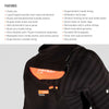 Vollanzug Celsius Mann Chest Zip 4-3 Grau Größe 3XL RRD 27CSCZ43_3XL