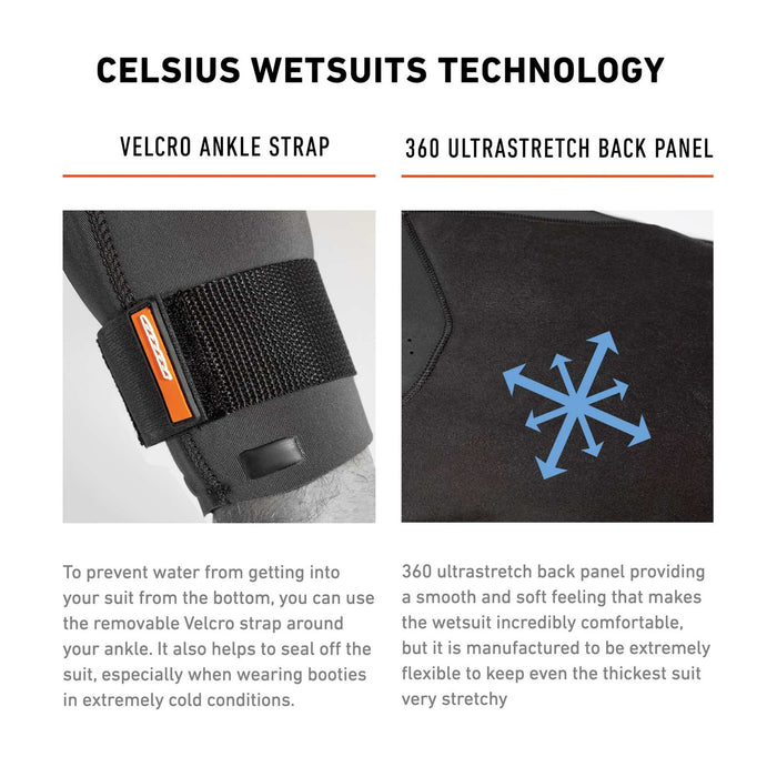 Neoprenweste Celsius Mann 2-1 Grau Größe XS RRD 27CSV21F_XS