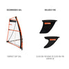 Aufblasbares SUP Board Mega Airsup Evo 16'5''x6'2''x8'' RRD 27MAC