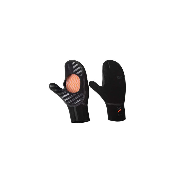 Neoprenhandschuhe Mitten Offene Handfläche 2-2 Schwarz-Orange L RRD 27MOPL