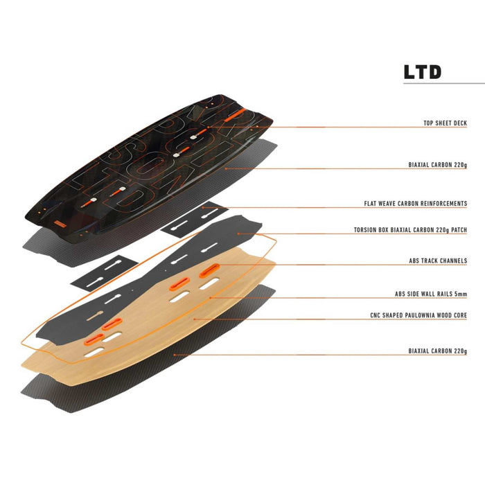 Kiteboard Twintip Poison Ltd 138x42 RRD 27PSL42