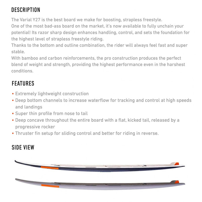 Kiteboard Varial Lte Y27 5'1''x18 1-4''x2'' 21l RRD 27V51LTE