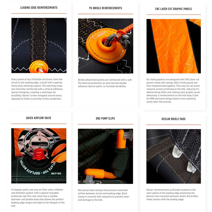 Kite Big Air Obsession Orange Größe 8 28BAO_OR_8