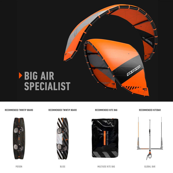 Kite Big Air Obsession Orange Größe 8 28BAO_OR_8