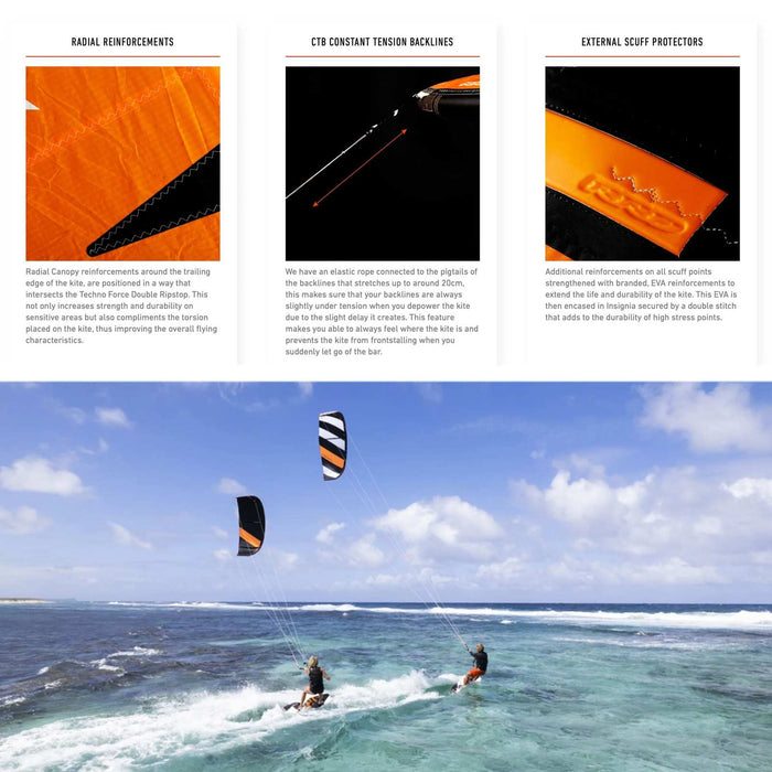 Kite Passion Schwarz Lightwind Größe 13.5 RRD 28PA135KB