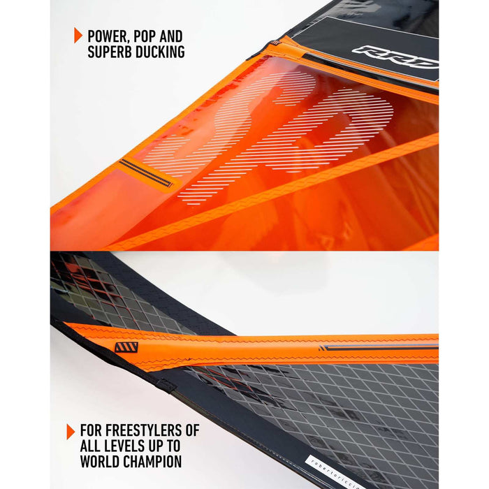 Windsurfsegel Style Pro Y28 Schwarz Größe 4.8 RRD 28SPBL48