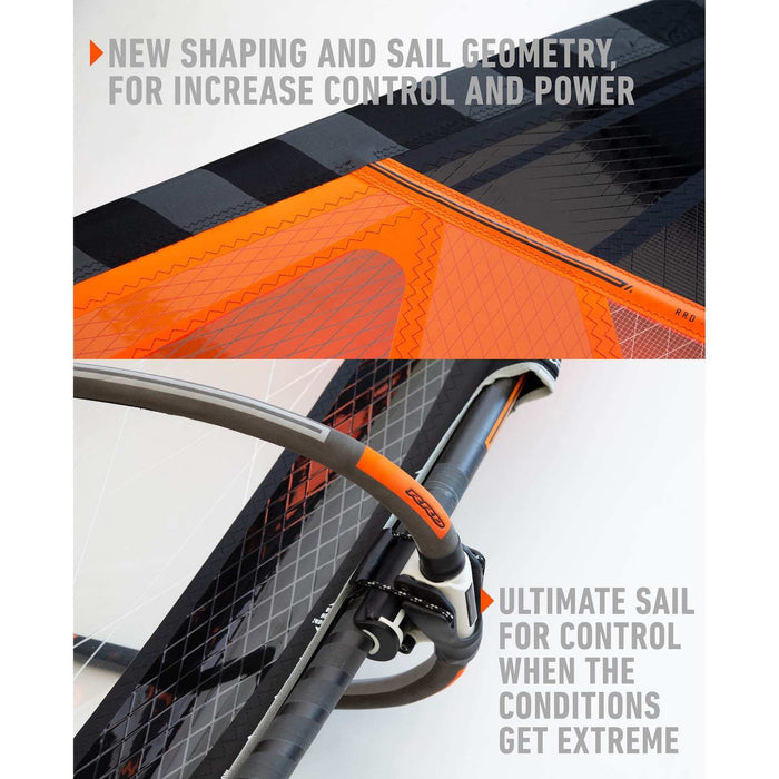Windsurfsegel Vogue HD Y28 Schwarz Größe 5.9 RRD 28VHD_BL_5_9