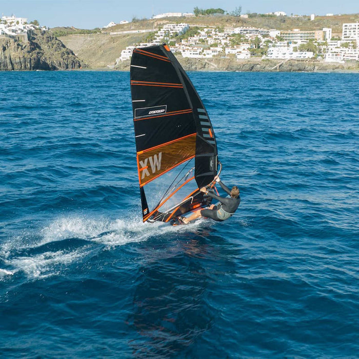 Windsurfsegel X-Wing Schwarz Y28 Größe 7.0 RRD 28XW_BL_70