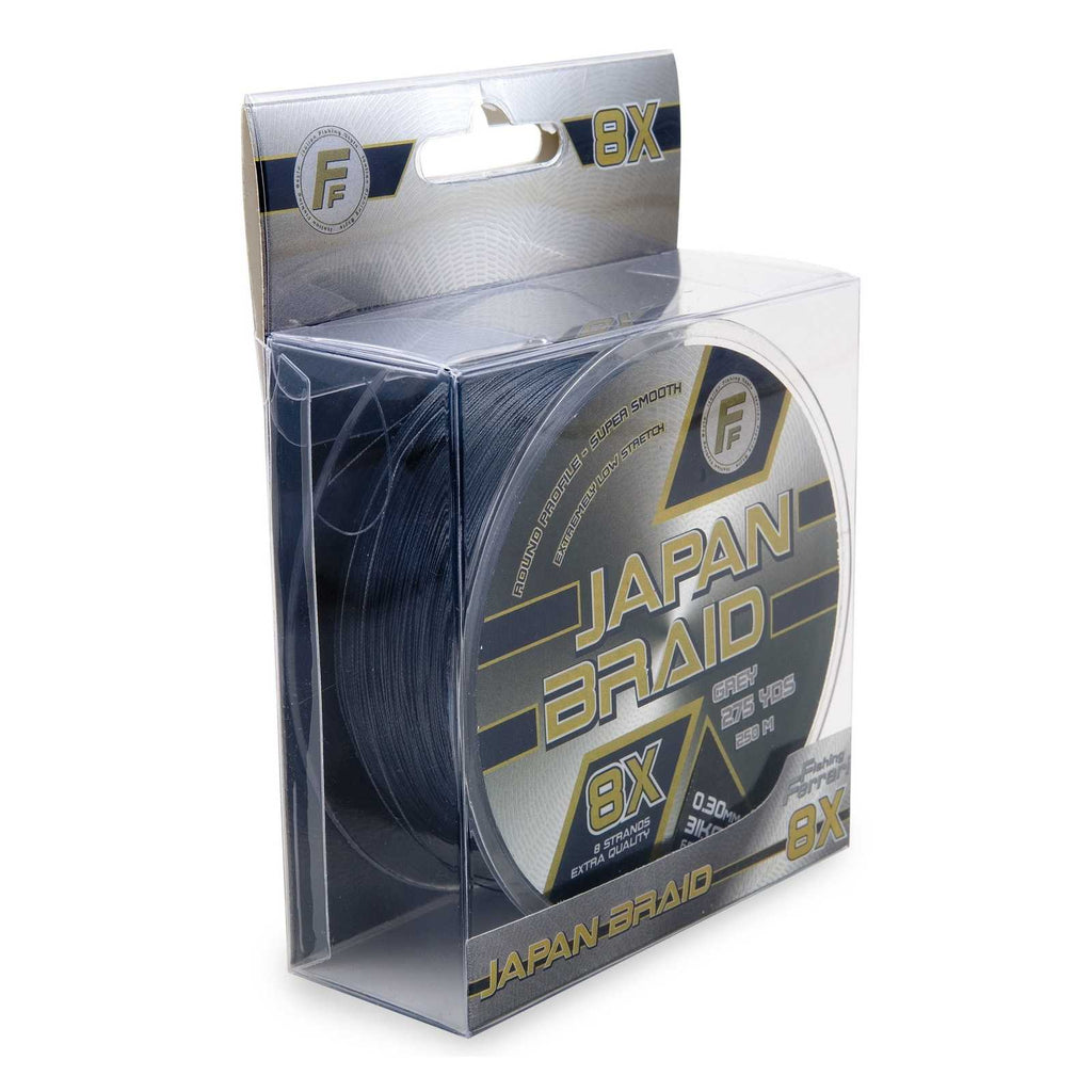 Angelausziehbare Schnur Japan Braid 250m Grau 0,25 Angel Ferrari 3009925