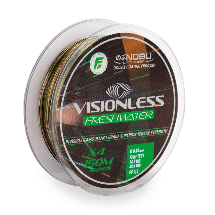 Angelschnur Nobu Visionless Süßwasser 150m 0,14 Fishing Ferrari 3017514