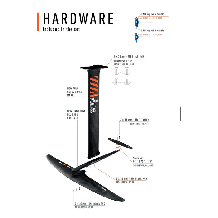 Hydrofoil-Set Universal Flying Fish Größe 1050 RRD 30FLYFISET_00_1099