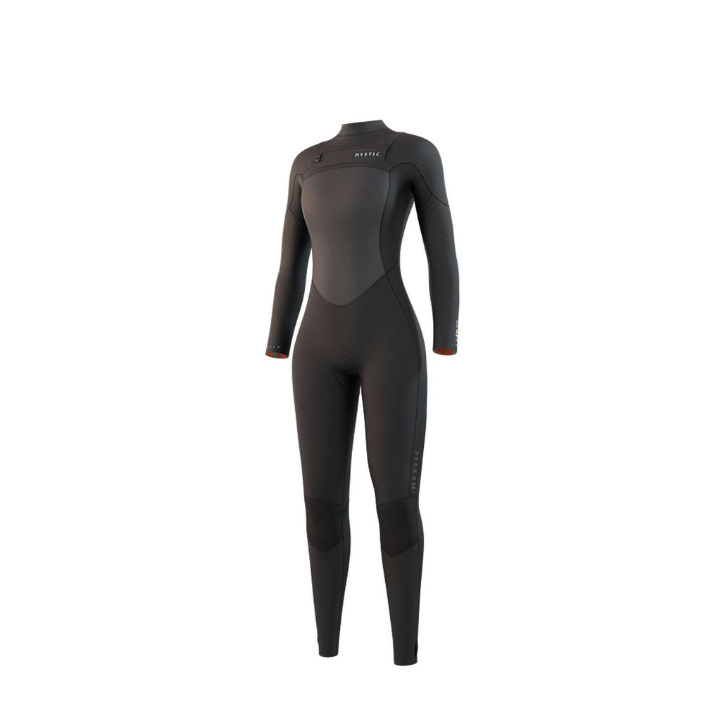 Vollständiger Neoprenanzug Gem Frau 5-4mm Doppelt Frontreißverschluss Schwarz XS Mystic 35000_220086_900_XS