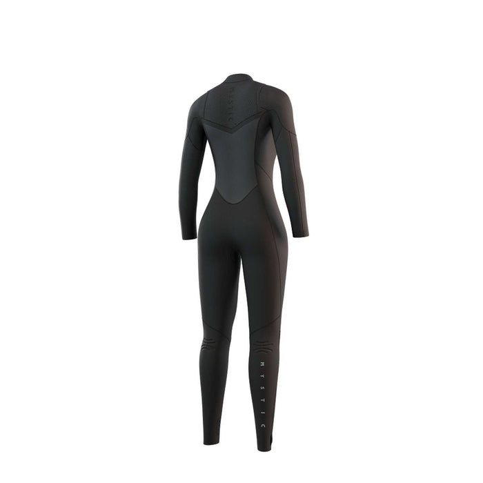 Vollständiger Neoprenanzug Gem Frau 5-4mm Doppelt Frontreißverschluss Schwarz XS Mystic 35000_220086_900_XS