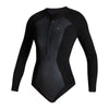Shorty Neoprenanzug Sway Frau Langarm 2-2mm Front-Reißverschluss Schwarz S Mystic 35000_220091_900_S