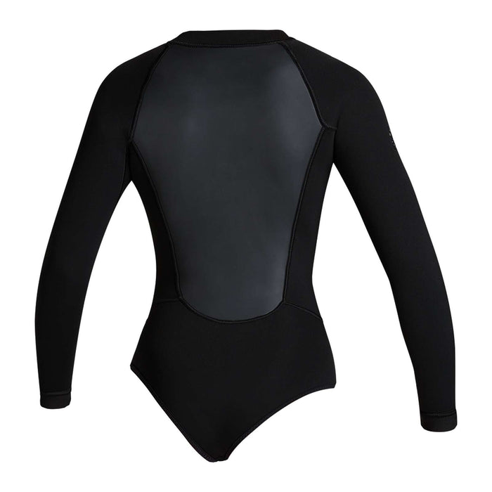 Shorty Neoprenanzug Sway Frau Langarm 2-2mm Front-Reißverschluss Schwarz XS Mystic 35000_220091_900_XS