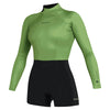 Shorty Neoprenanzug Lunar Damen Langarm 2-2mm Back-Zip Soft-Grün XL Mystic 35000_240111_618_XL