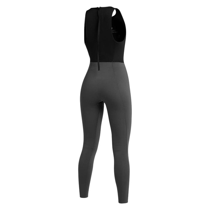 Shorty Neoprenanzug Lunar Damen Lang Jane 2-2mm Back-Zip Schwarz L Mystic 35000_240211_900_L