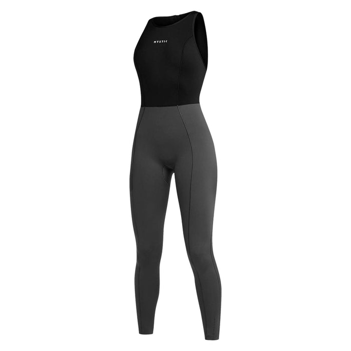 Shorty Neoprenanzug Lunar Damen Lang Jane 2-2mm Back-Zip Schwarz M Mystic 35000_240211_900_M