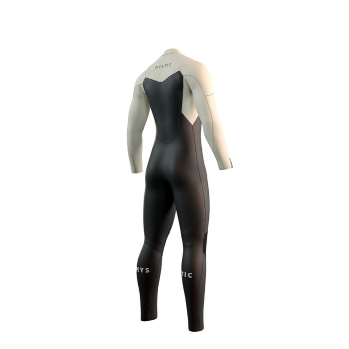 Vollständiger Neoprenanzug Motion Herren 3-2mm Front-Zip Schwarz-Sand S Mystic 35000_250009_902_S