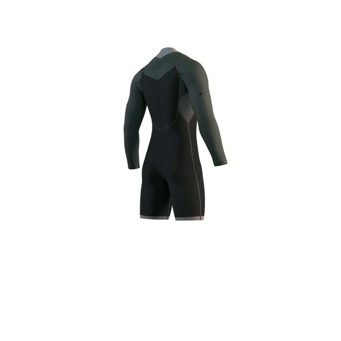 Kurze Neoprenanzug Motion Herren Langarm 3-2mm Front-Zip Schwarz XXL Mystic 35000_250013_900_XXL