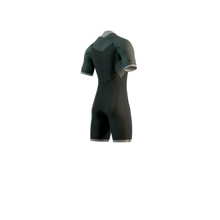 Kurze Neoprenanzug Motion Herren 3-2mm Front-Zip Schwarz-Sand XXL Mystic 35000_250014_902_XXL