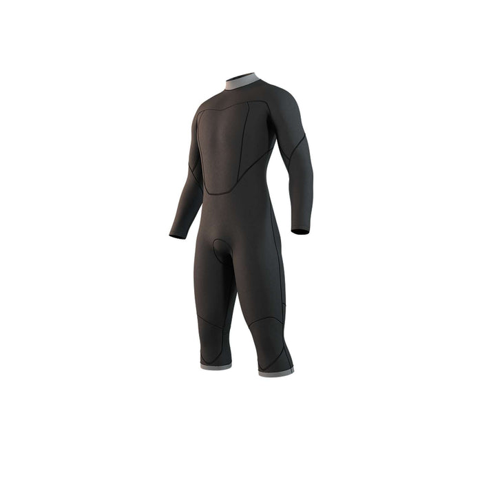 Kurzanzug Marke Mann Langarm 3-2mm Rückenreißverschluss Flachnaht Schwarz L Mystic 35000_250032_900_L