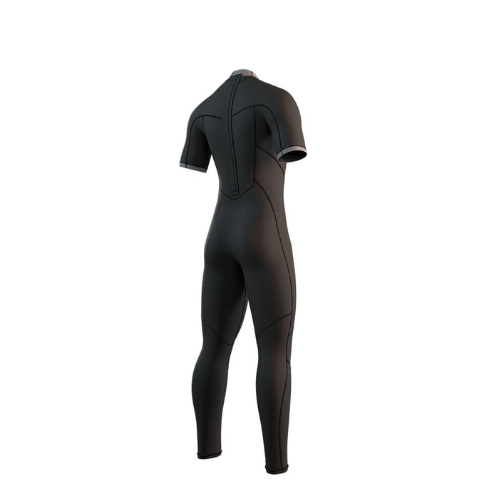 Vollanzug Marke Mann Kurzarm 3-2mm Rückenreißverschluss Flachnaht Schwarz XS Mystic 35000_250033_900_XS