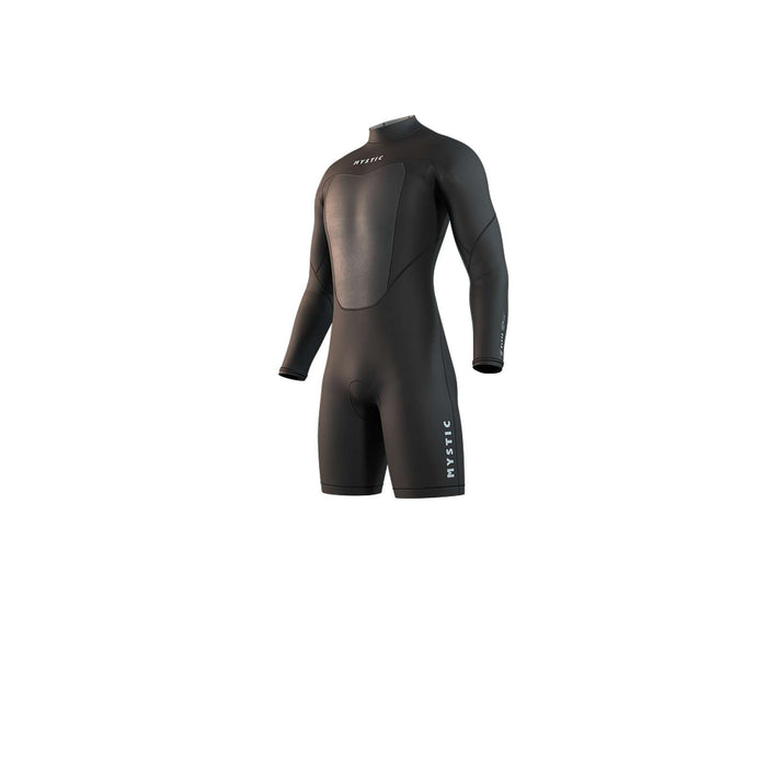Kurzanzug Marke Mann Langarm 3-2mm Rückenreißverschluss Flachnaht Schwarz M Mystic 35000_250034_900_M