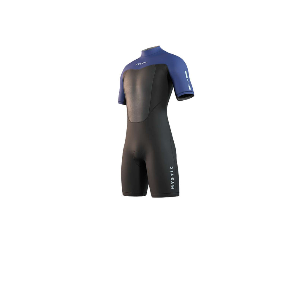 Kurzanzug Marke Mann 3-2mm Rückenreißverschluss Flachnaht Schwarz-Blau M Mystic 35000_250035_945_M