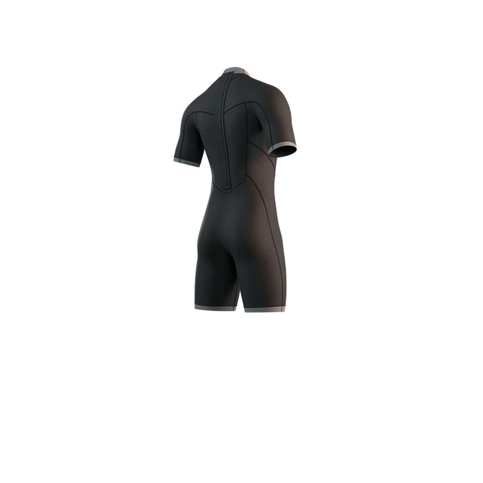 Kurzanzug Marke Mann 3-2mm Rückenreißverschluss Flachnaht Schwarz-Blau XL Mystic 35000_250035_945_XL