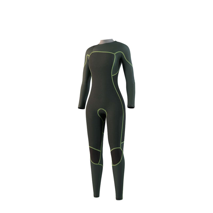 Vollständiger Neoprenanzug Evolve Frau 4-3mm Frontreißverschluss Schwarz M Mystic 35000_250040_900_M