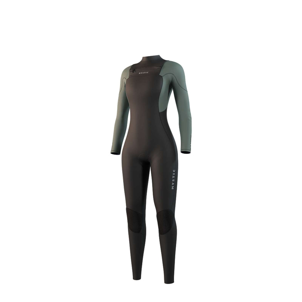 Vollanzug Star Damen 3-2mm Doppelte Vorderreißverschluss Dunkel-Olive XL Mystic 35000_250052_643_XL