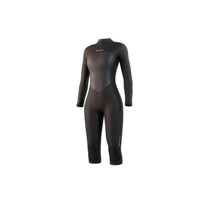 Kurzanzug Marke Frau Langarm 3-2mm Rücken-Reißverschluss Flachnaht Schwarz XS Mystic 35000_250061_900_XS
