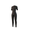 Vollanzug Marke Frau Kurzarm 3-2mm Rücken-Reißverschluss Flachnaht Schwarz XS Mystic 35000_250062_900_XS
